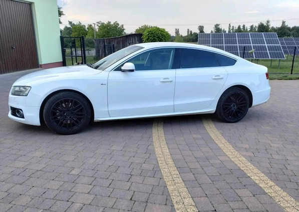 Audi A5 cena 37900 przebieg: 210756, rok produkcji 2011 z Kamieńsk małe 172